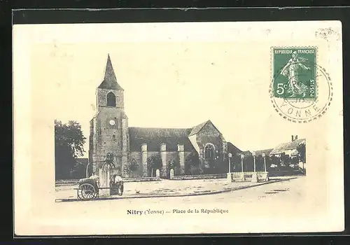 AK Nitry, Place de la Rèpublique