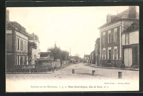 AK Mont-Saint-Sulpice, Rue de Paris