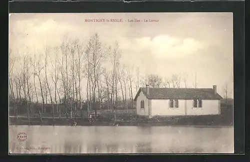 AK Montigny-la-Resle, Les Iles-Le Lavoir