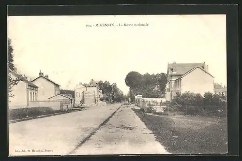 AK Migennes, La Route nationale