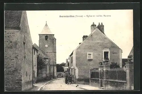 AK Sermizelles, Eglise et vieilles Maisons