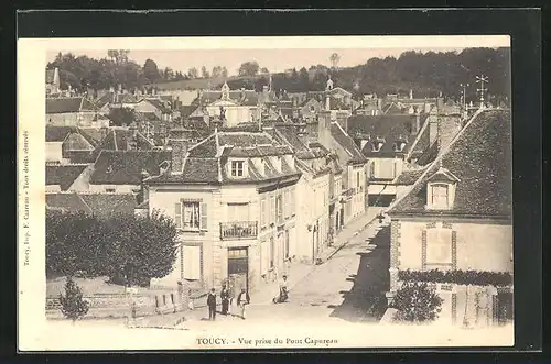 AK Toucy, Vue prise du Pont Capureau