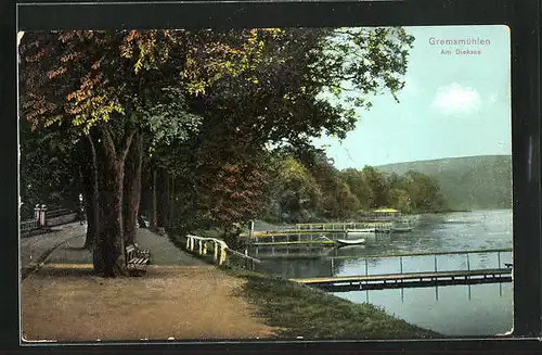 AK Gremsmühlen, Partie am Dieksee