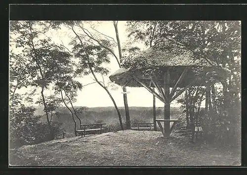 AK Bad Buckow, Dachsberg mit Schutzhütte