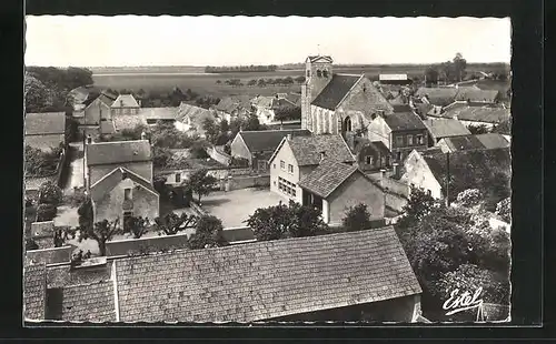 AK Boissy-le-Sec, Vue Generale, l`Eglise