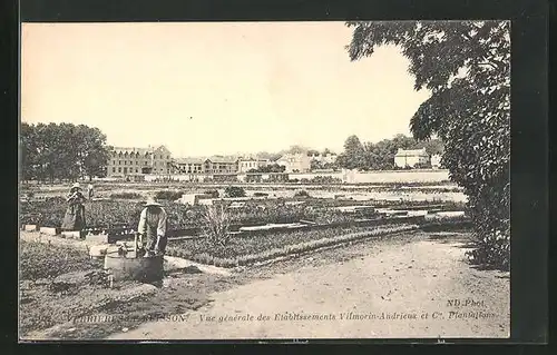 AK Verrieres-le-Buisson, Vue generale des Etablissement Vilmorin-Andrieux