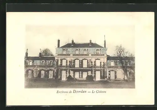 AK Dourdan, Le Chateau, Facade