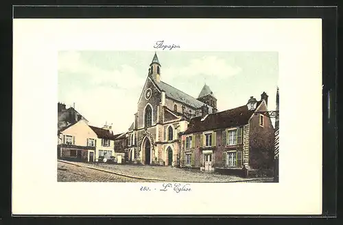 AK Arpajon, L`Eglise, Aussenansicht der Kirche