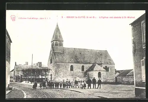 AK Boissy-le-Cutte, L`Eglise est dediee a St-Michel