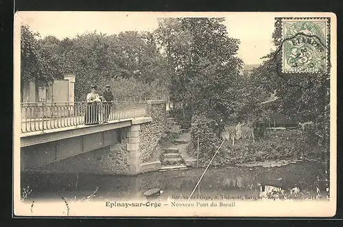 AK Epinay-sur-Orge, Nouveau Pont du Breuil