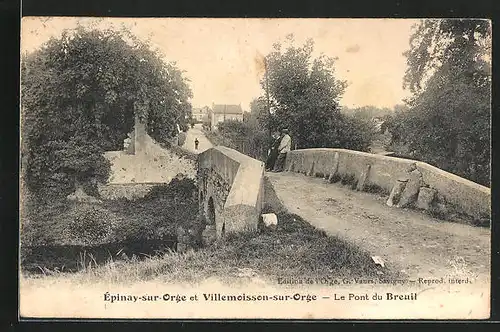 AK Epinay-sur-Orge, Le Pont du Breuil