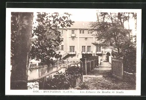 AK Montgeron, Les Ecluses du Moulin de Senlis