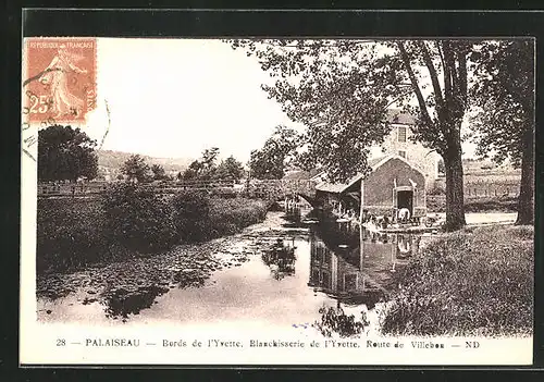 AK Palaiseau, Bords de l`Yvette, Blanchisserie de l`Yvette, Route de Villebou