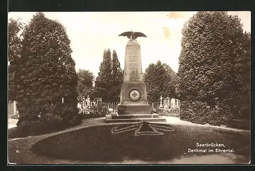 AK Saarbrücken, Denkmal im Ehrental