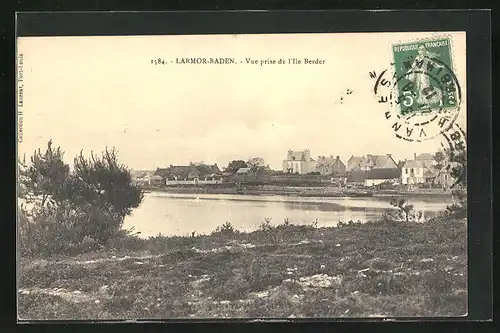 AK Larmor-Baden, Vue prise de l`Ile Berder