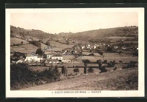 AK Saint-Sernen-du-Bois, Gamay -vue gènèrale