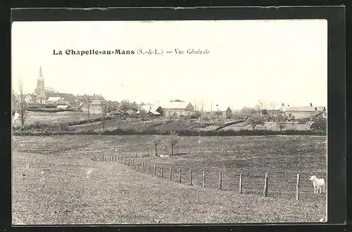 AK La Chapelle-au-Mans, Vue Gènèrale