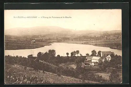 AK St-Lèger-sous Beuvray, L`Etang de Poissons et le Moulin