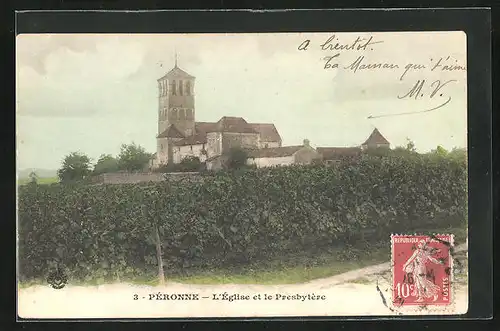 AK Pèronne, L`Èglise et le Presbytère