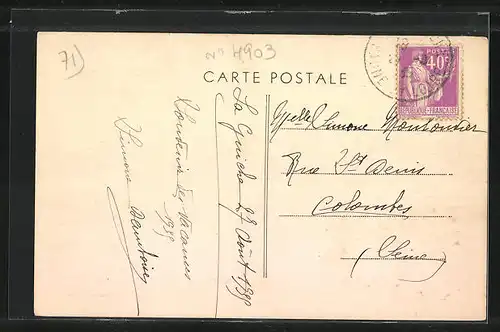 AK La Guiche, Le Bourg, vue gènèrale