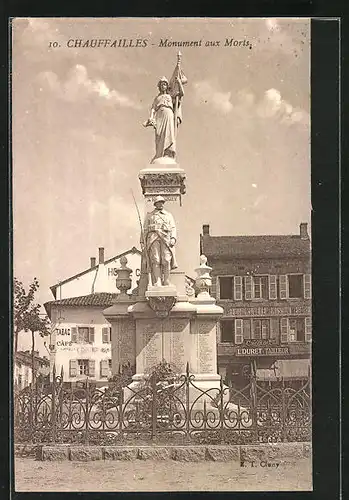 AK Chauffailles, Monument aux Morts