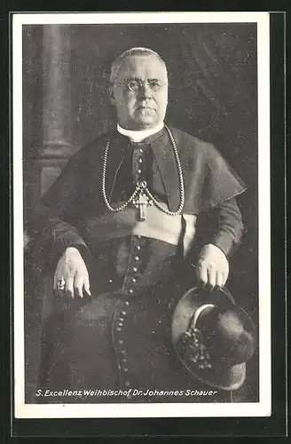 AK Porträt S. Excellenz Weihbischof Dr. Johannes Schauer