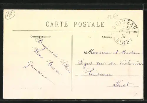 AK Villiers-sous-Grez, Vue Gènèrale