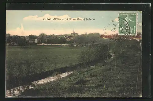 AK Chaumes-en-Brie, Vue Gènèrale