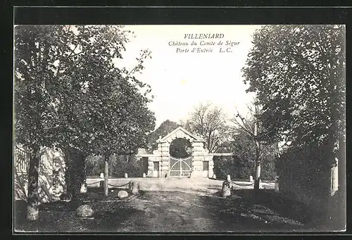 AK Villeniard, Chateau du Comte de Sègur - Porte d`Entrèe