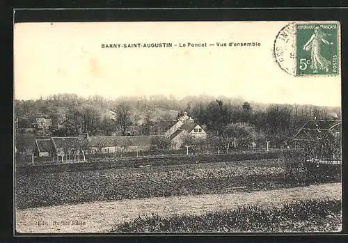 AK Barny-Saint-Augustin, Le Poncet - Vue d`ensemble