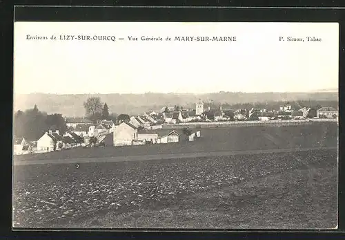 AK Mary-sur-Marne, Vue Gènèrale