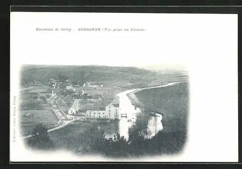 AK Serbonne, Vue prise du Plateau