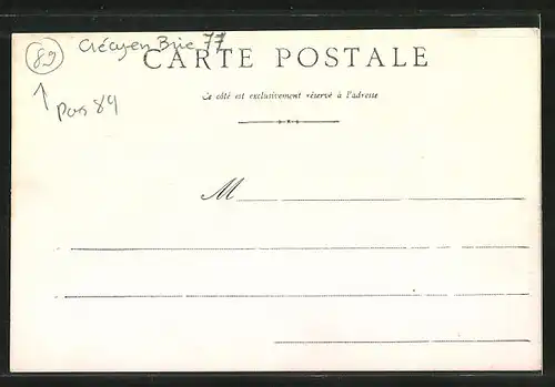 AK Serbonne, Vue prise du Plateau