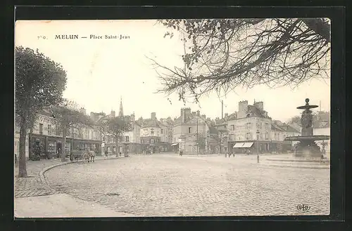 AK Melun, Place Saint-Jean