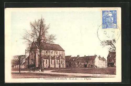 AK Villeneuve-le-Comte, L`Èglise