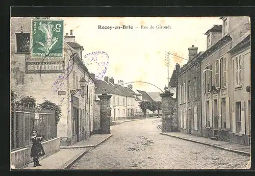 AK Rozoy-en-Brie, Rue de Gironde
