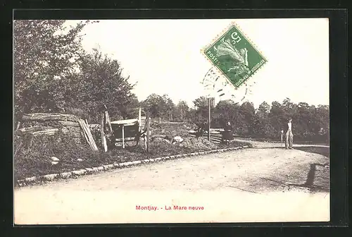 AK Montjay, La Mare neuve