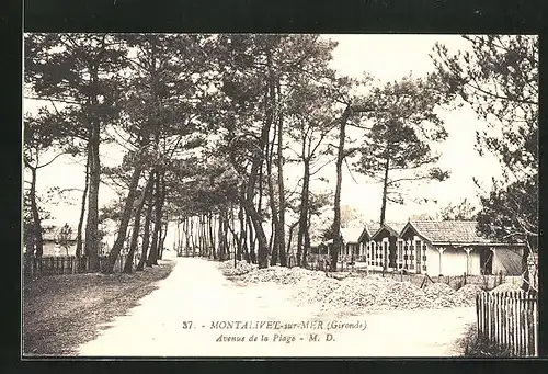 AK Montalivet-sur-Mer, Avenue de la Plage