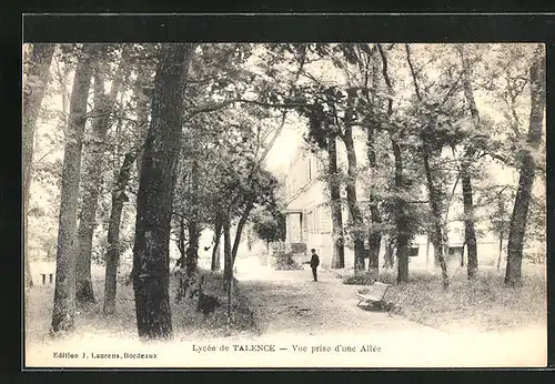 AK Lycée-de-Talence, Vue prise d`une Allée