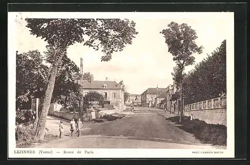 AK Lezinnes, Route de Paris