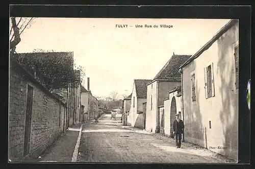 AK Fulvy, Une Rue du Village