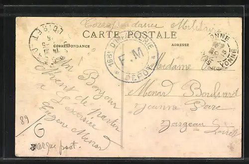 AK Sens, L`Entrée de la Rue de Lyon
