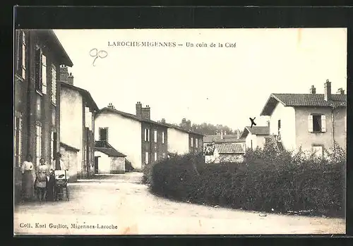 AK Laroche-Migennes, Un coin de la Cité