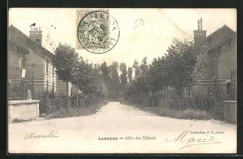 AK Laroche, Allée des TIlleuls