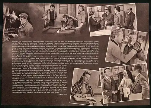 Filmprogramm PFI Nr. 58 /53, Die Nacht ist meine Welt, Jean Gabin, Simone Valere, Regie: Georges Lacombe