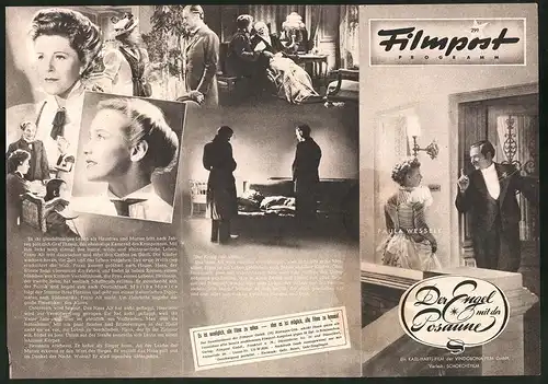 Filmprogramm FIlmpost 299, Der Engel mit der Posaune, Hedwig Bleibtreu, Paul Hörbiger, Regie: Karl Hartl