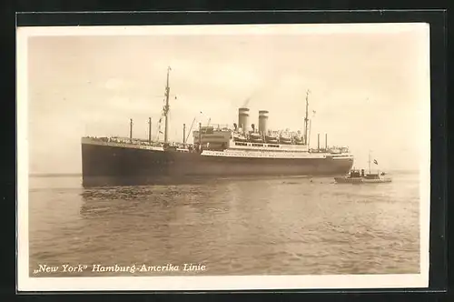 AK Passagierschiff New York der Hamburg-Amerika Linie