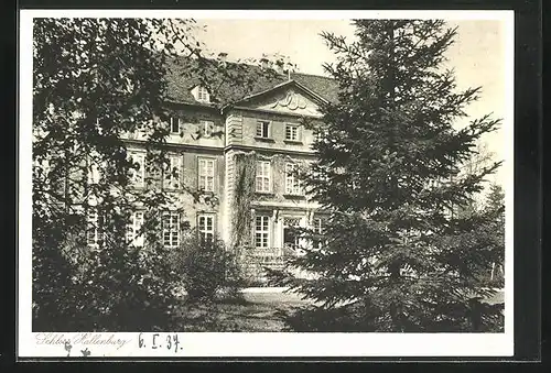 AK Steinbach-Hallenberg, Schloss Hallenburg im Sonnenlicht