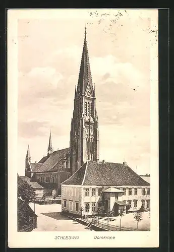 AK Schleswig, Domkirche im Sonnenschein