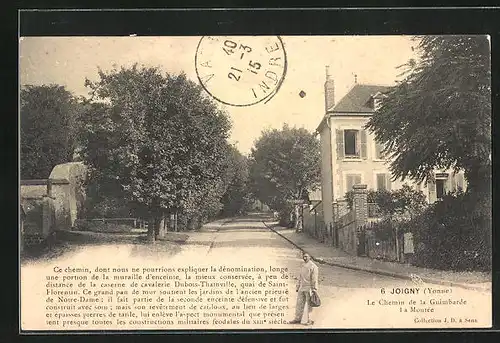 AK Joigny, Le Chemin de la Guimbarde La Monte